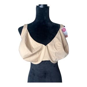 Cacique Tan Unlined Full Coverage  Smart Lift Bra Size 38J NWT